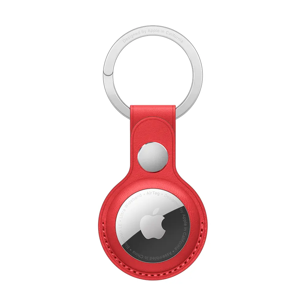 Comprar llavero airtag apple piel key ring productred | MacStore Online