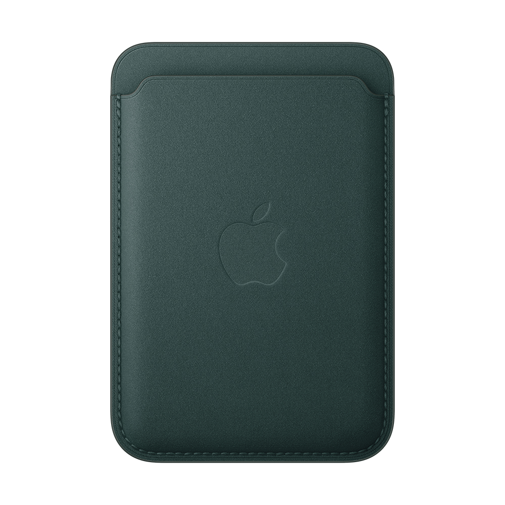 Cartera Apple iPhone MagSafe FineWoven Verde Oscuro                   
