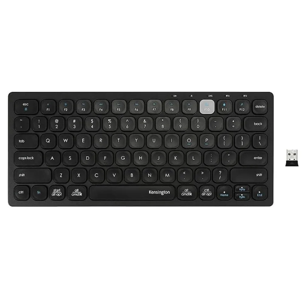 Comprar teclado kensington k75502es inalambrico multidispositivo negro | MacStore Online