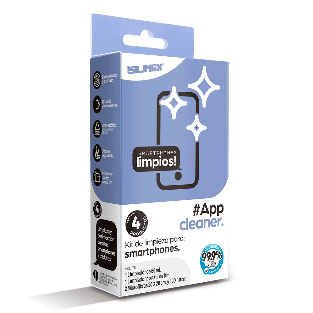 Comprar kit de limpieza para tablets y smarphones silimex app cleaner | MacStore Online