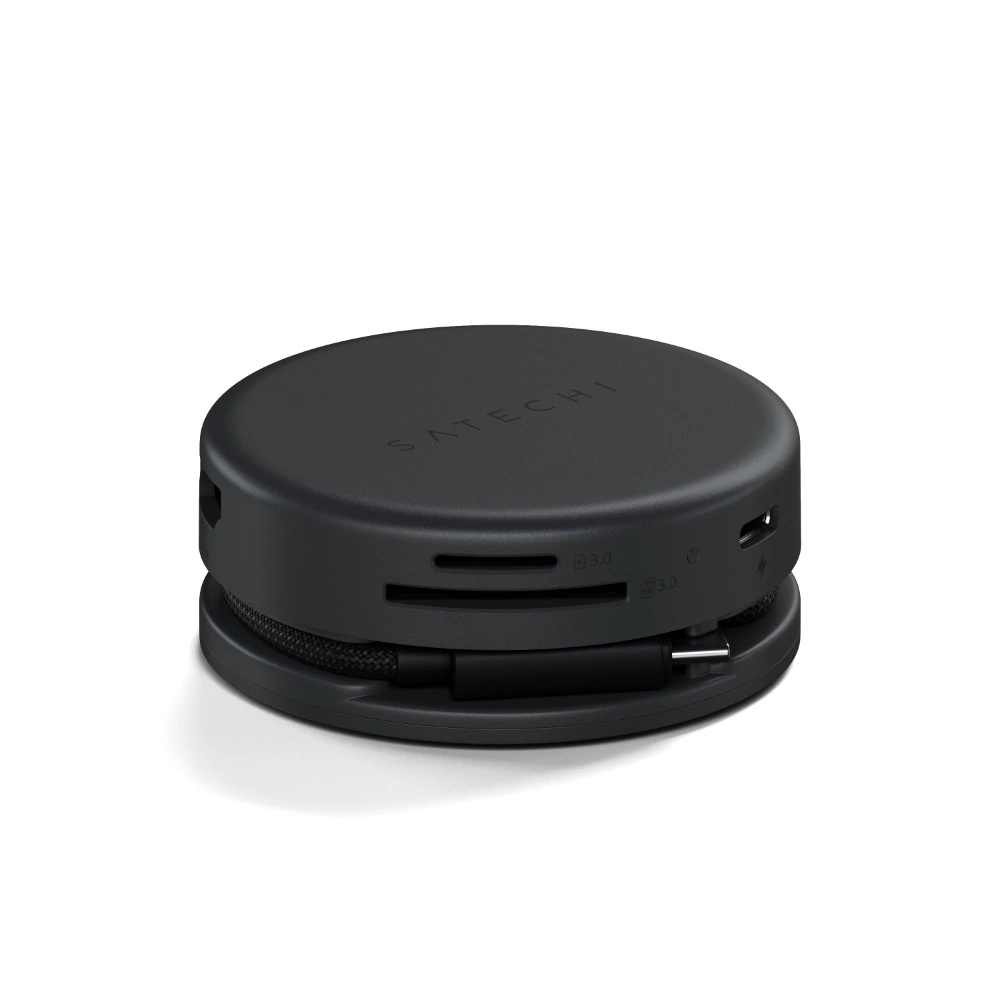 Comprar adaptador satechi 7 en 1 usb c a ethernet usb sd hdmi negro | MacStore Online