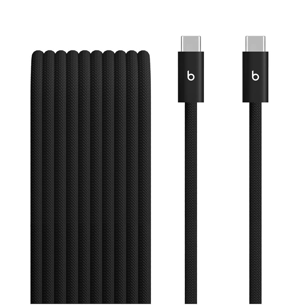 Cable Beats MHX64LL/A USB-C a USB-C (3m) 240w Trenzado Negro Eléctrico
