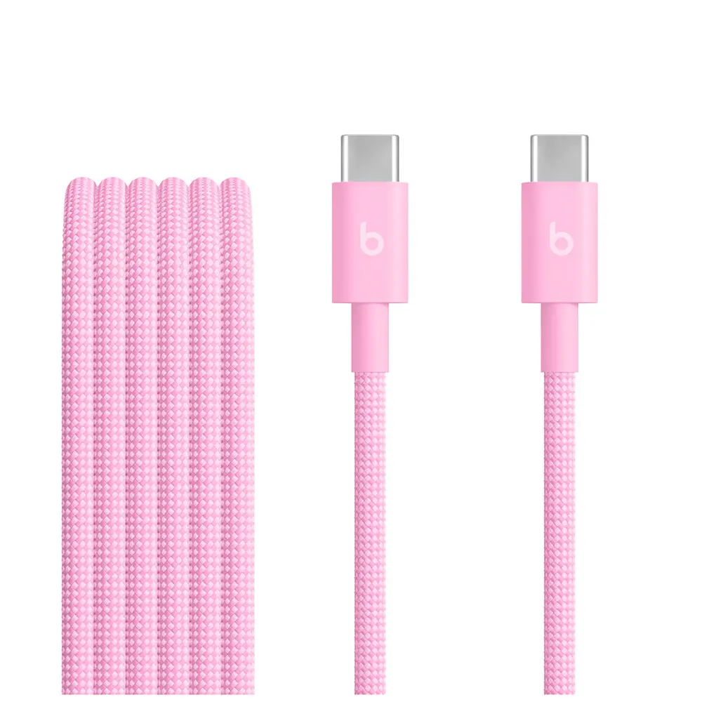 Comprar cable beats mk8p4lla usb c a usb c 1 5 m trenzado rosa intenso | MacStore Online