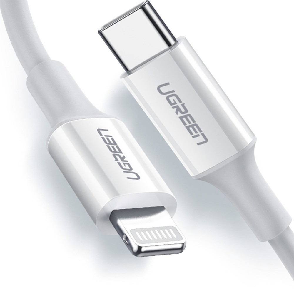 Cable Ugreen 60749 Lightning a USB-C 2.0 m Blanco                     
