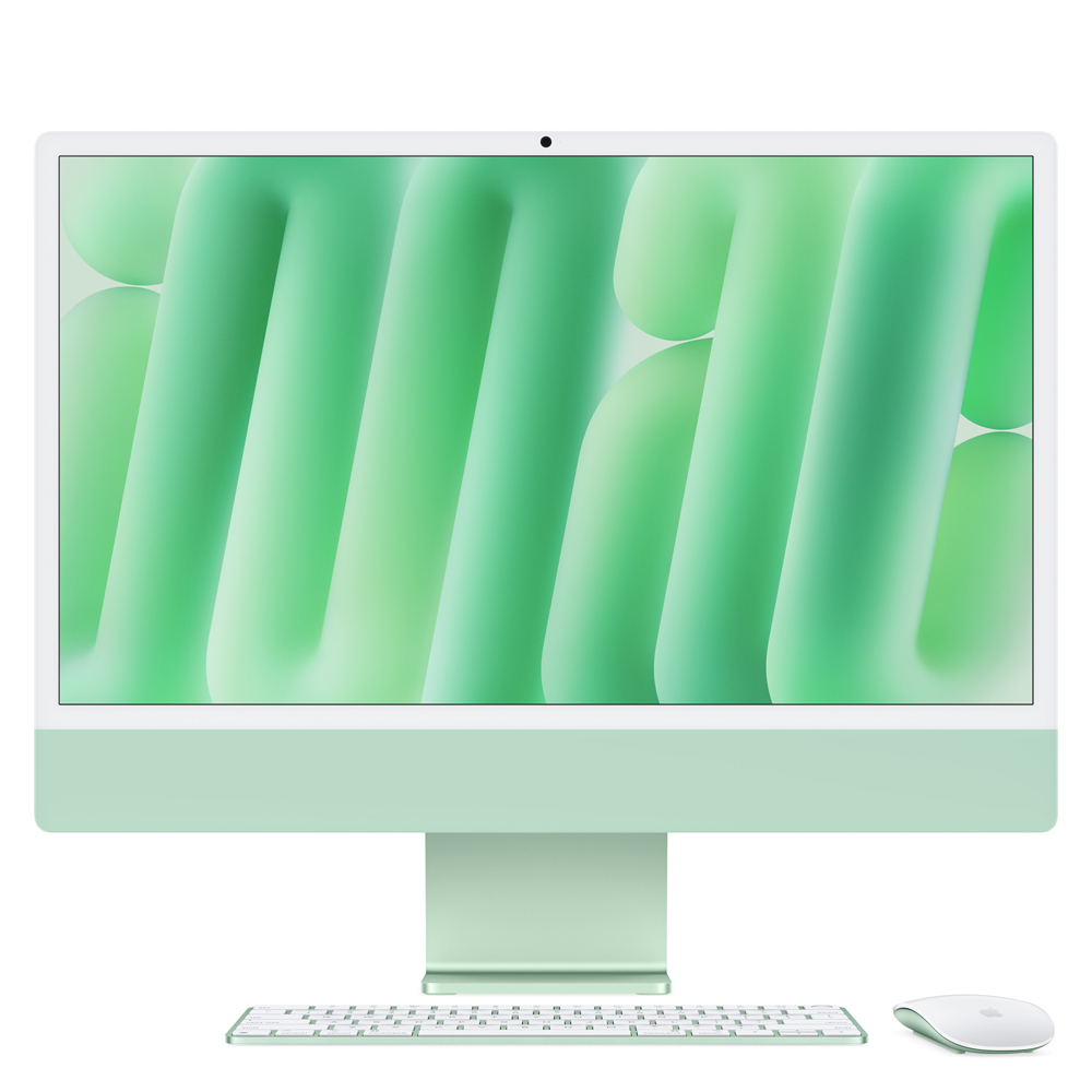 iMac 24" MWUY3E/A Chip M4 CPU10 GPU10 16GB 256GB Verde                
