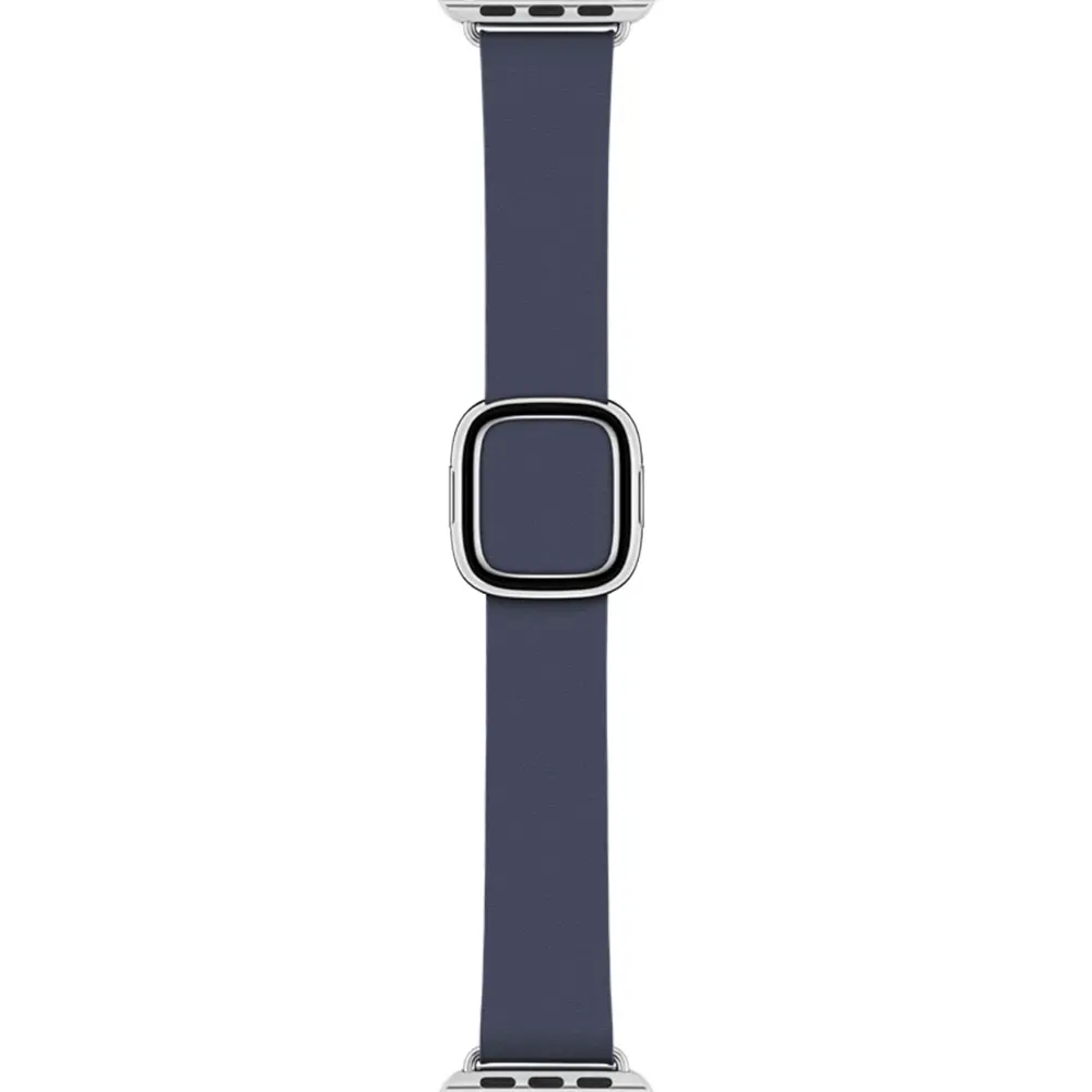 Comprar correa apple azul oscuro para caja de 42 41 40 mm hebilla moderna m | MacStore Online