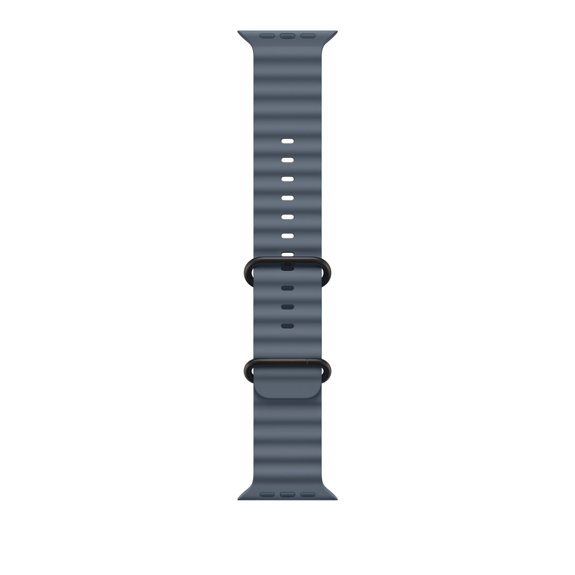 Correa Apple Ocean Titanio Negro Caja 49mm Azul Ancla                 
