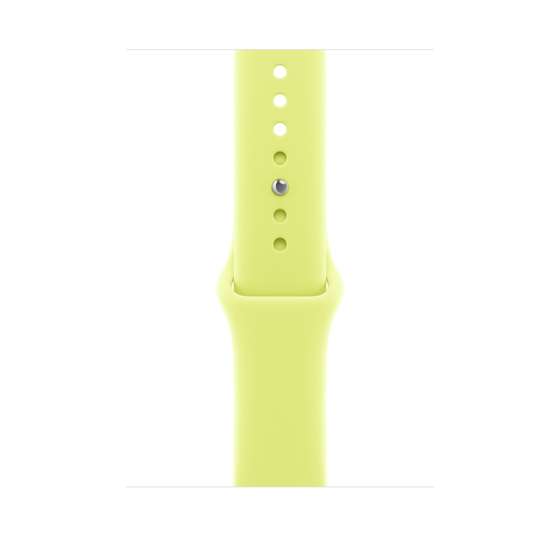 Correa Apple Deportiva Caja De 46 mm M-L Amarillo Neon                