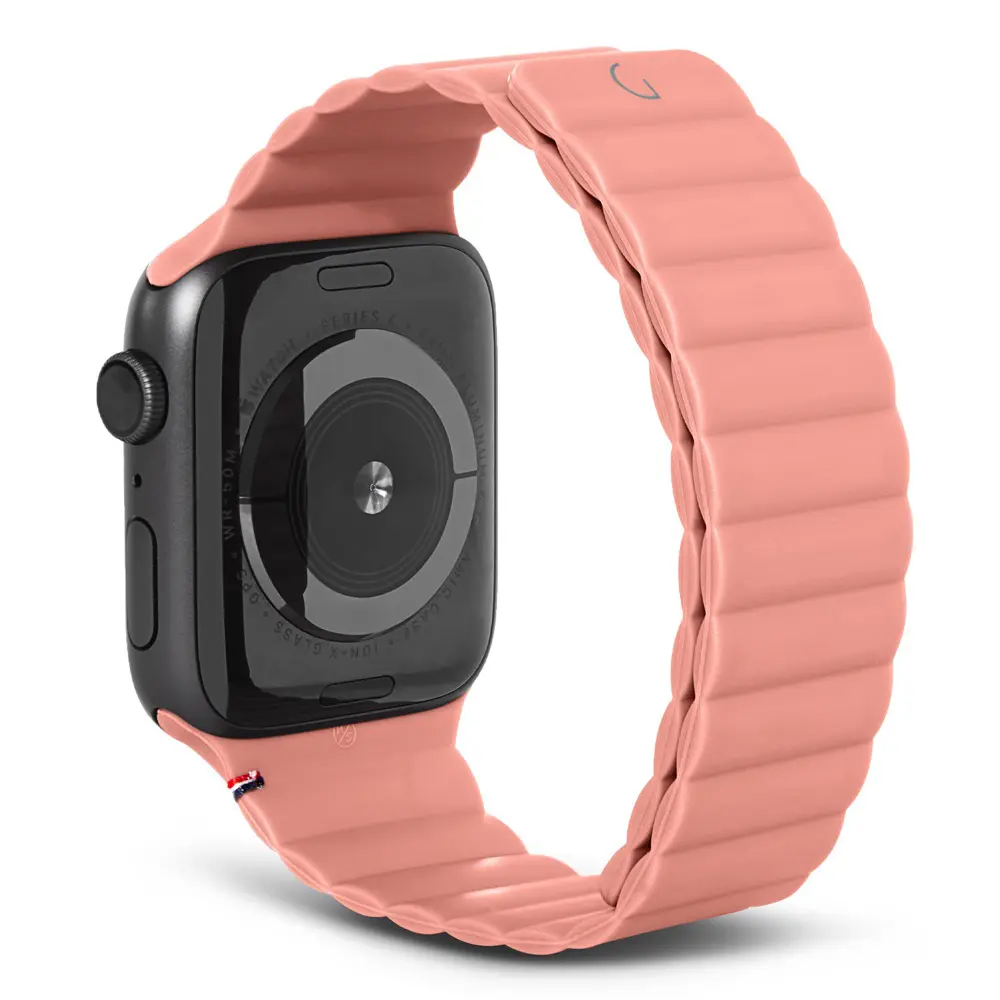 Comprar correa decoded d22aws41tsl3ppl apple watch 42 41 40 mm silicon perla | MacStore Online