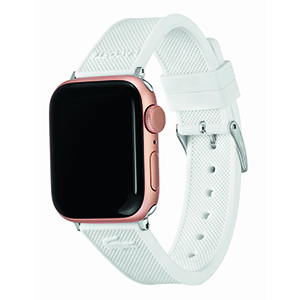 Compra Correa Lacoste 2050006 Apple Watch 42-41-40 mm Silicon Blanco