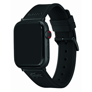 Compra Correa Lacoste 2050009 Apple Watch 46-45-44mm Silicon Negro