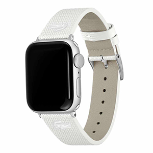 Compra Correa Lacoste 2050025 Apple Watch 42-41-40 mm Piel Blanco