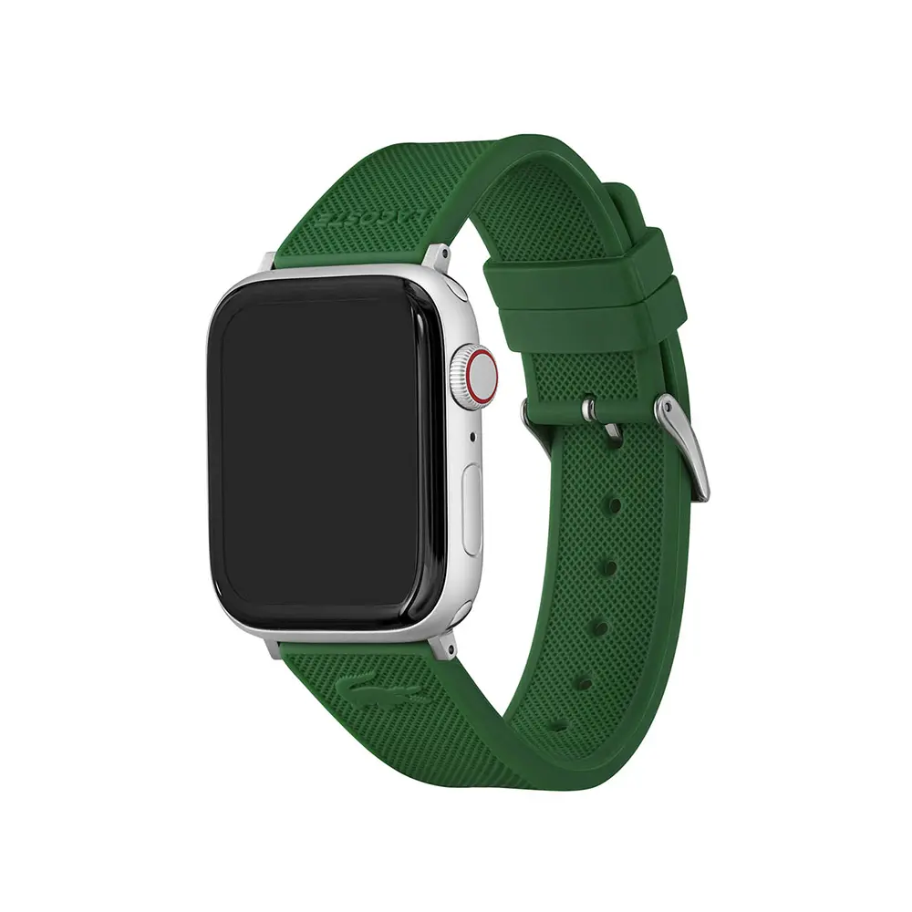 Comprar correa lacoste 2050011 apple watch 46 45 44mm silicon verde | MacStore Online