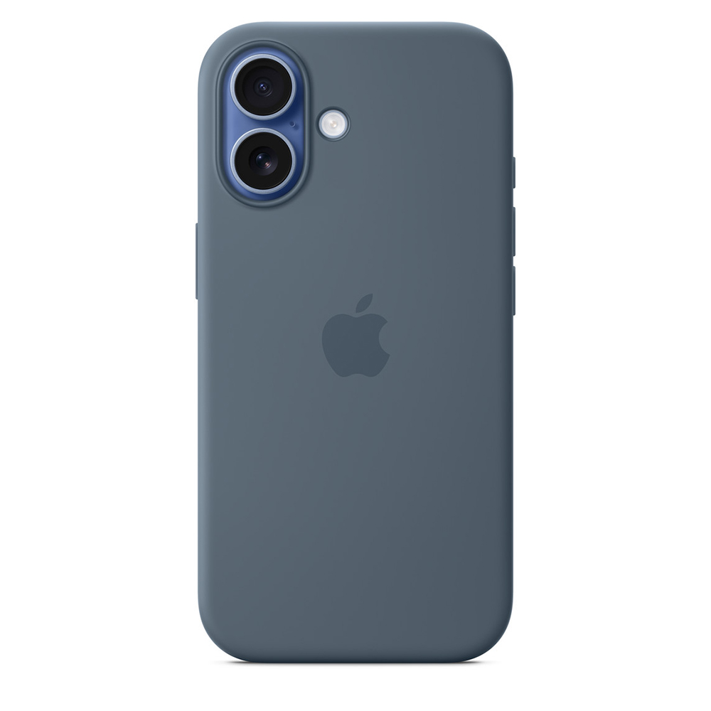 Funda Apple iPhone 17  Silicon Magsafe Azul Ancla                     