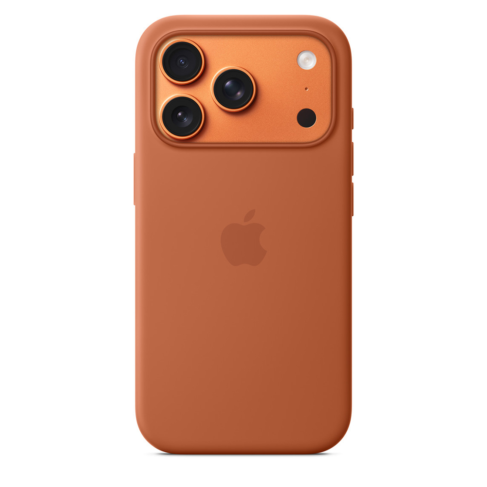 Funda Apple iPhone 17 Pro Silicon Magsafe Terracota                   