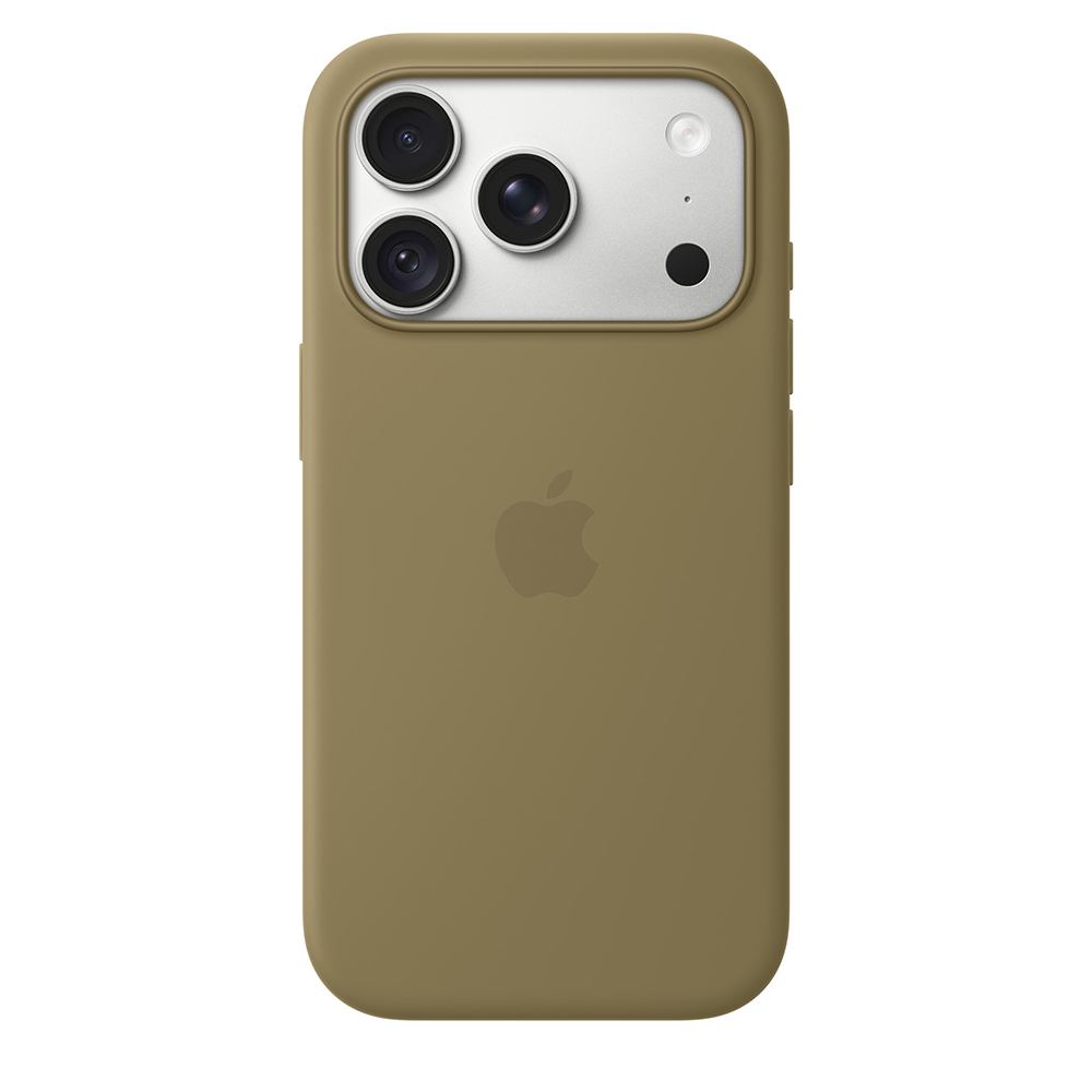 Funda Apple iPhone 18 Pro Silicon Magsafe Oliva                       