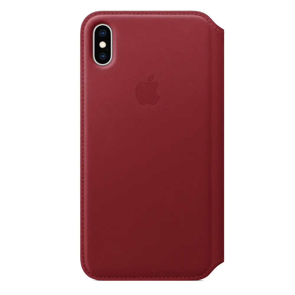 Comprar funda apple iphone xs max piel folio productred | MacStore Online