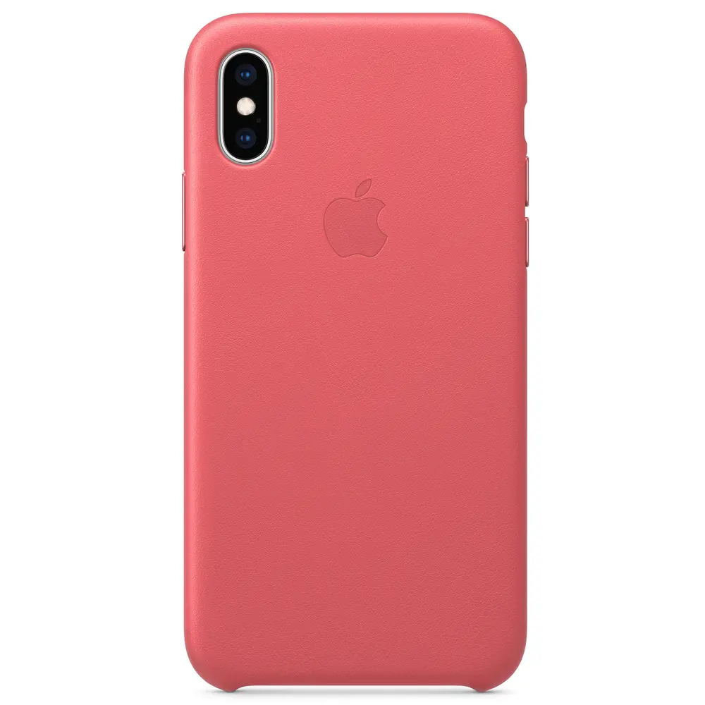 Comprar funda apple iphone x xs piel rosa peonia | MacStore Online