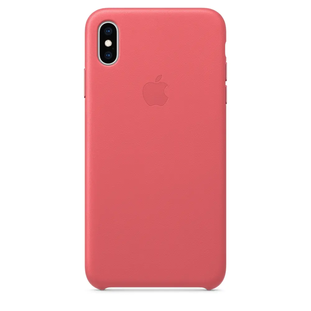 Comprar funda apple iphone xs max piel rosa peonia | MacStore Online