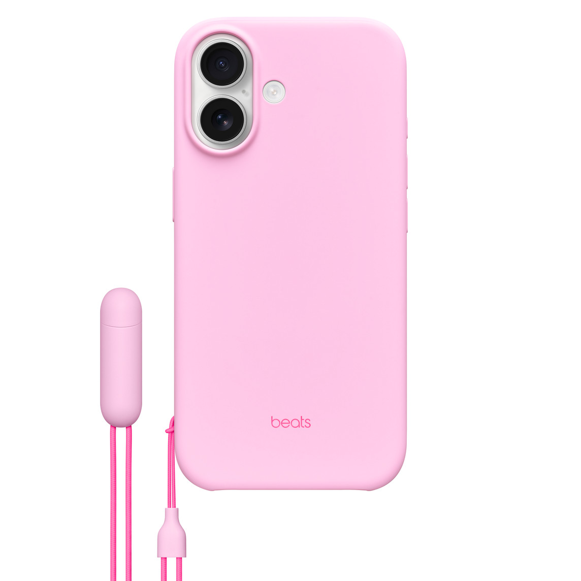 Funda Beats Horizontal iPhone 17 Magsafe Correa Rosa Mineral          