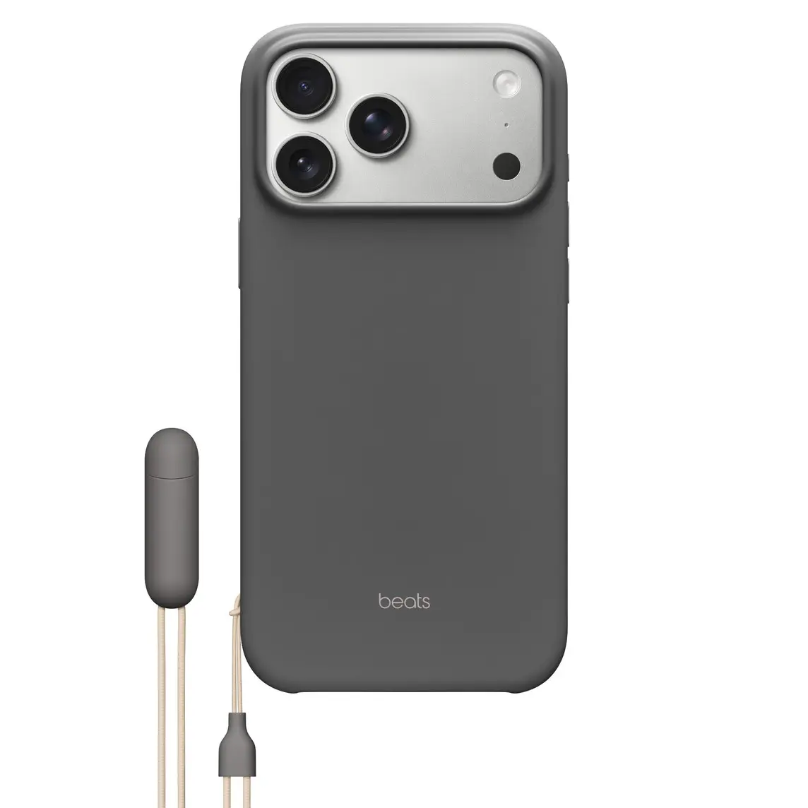 Comprar funda beats horizontal iphone 17 pro max magsafe correa gris granito | MacStore Online