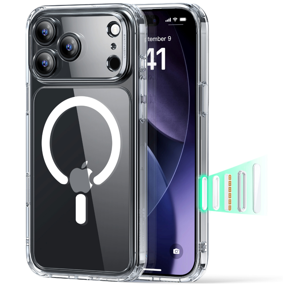 Funda ESR Classic Hybrid iPhone 17 Pro Max MagSafe Transparente       