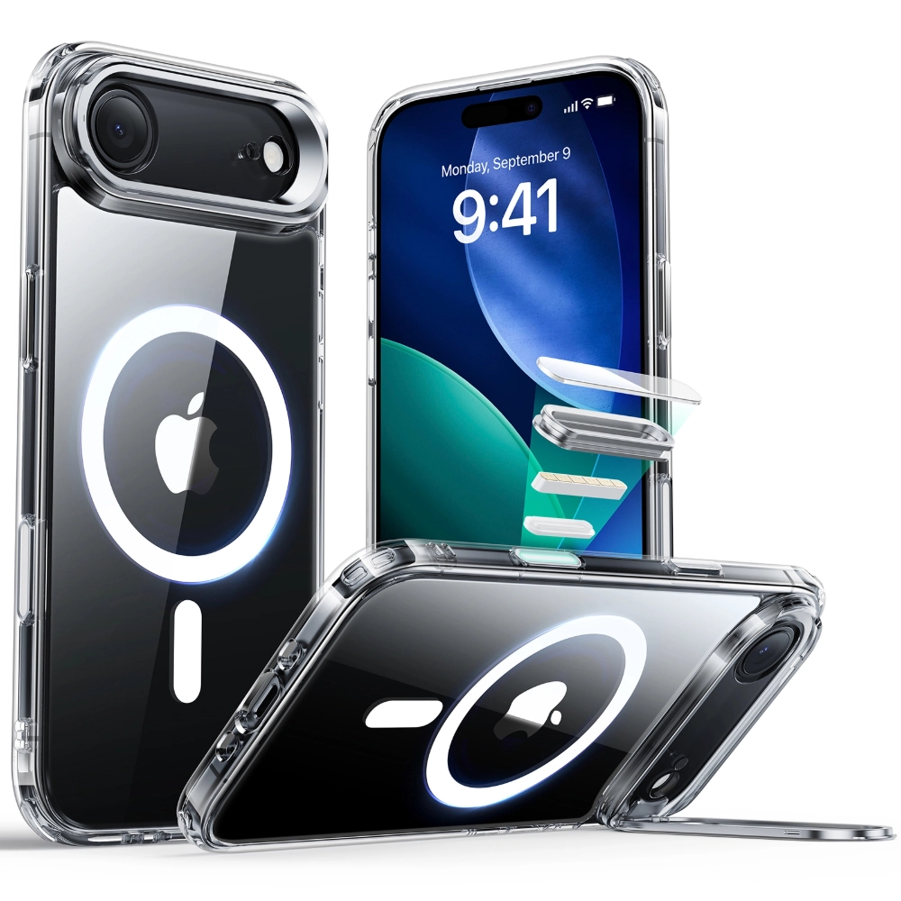 Comprar funda esr hybrid stash iphone air magsafe transparente | MacStore Online