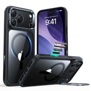 Compra Funda ESR Hybrid Stash iPhone 17 Pro Max MagSafe Negra Transparente
