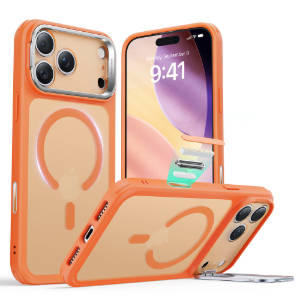 Compra Funda ESR Hybrid Stash iPhone 17 Pro MagSafe Naranja