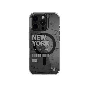 Compra Funda Mageasy Urban iPhone 16 Pro Nueva York Transparente