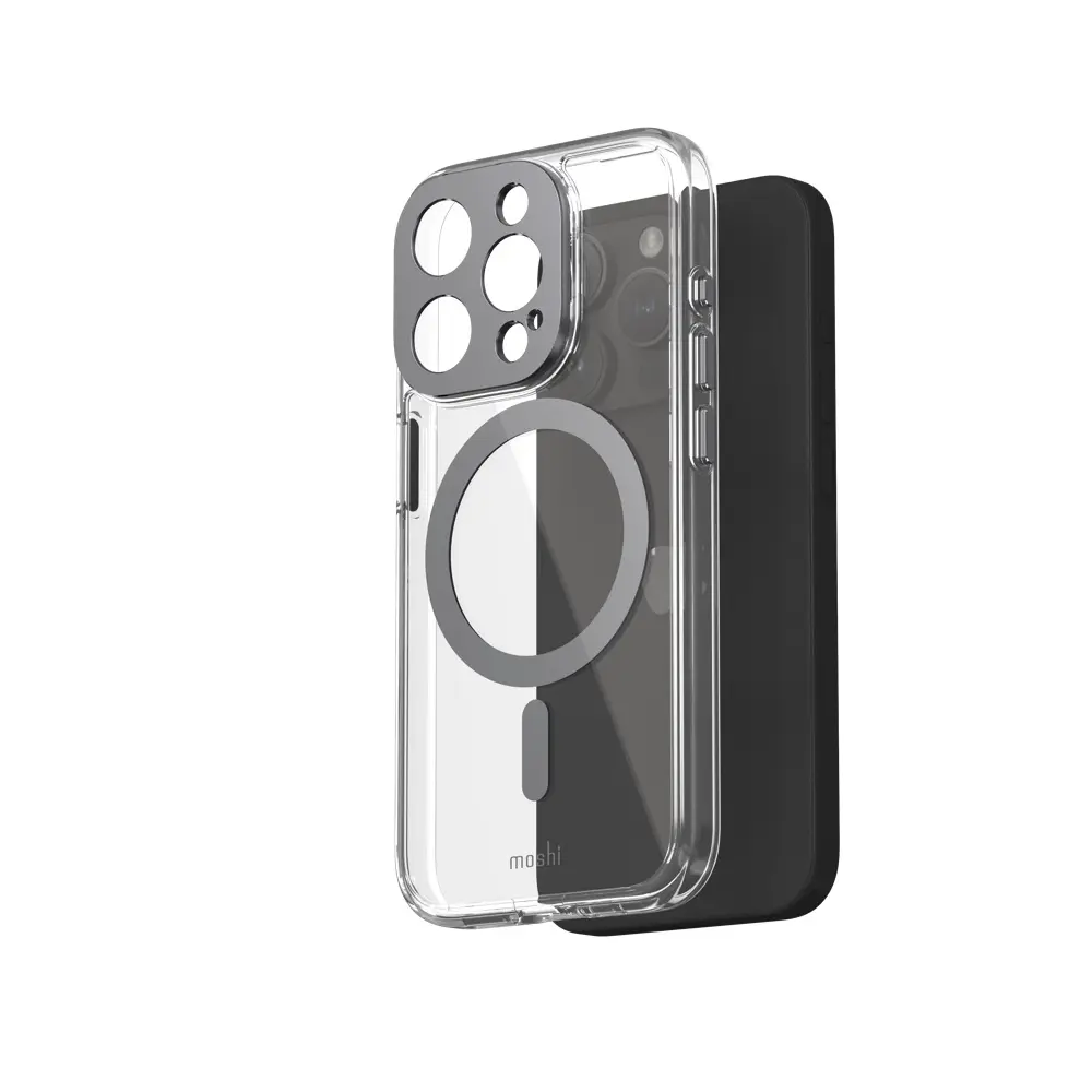 Comprar funda moshi iglaze iphone 15 pro magsafe gris oscuro | MacStore Online