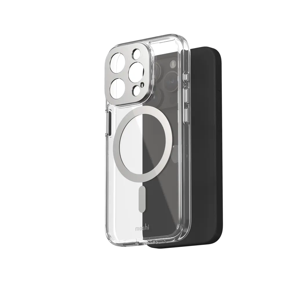 Comprar funda moshi iglaze iphone 15 pro magsafe plata | MacStore Online
