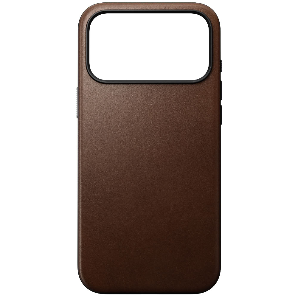 Funda Nomad Modern Leather iPhone 17 Pro Max MagSafe Cafe             