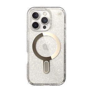 Compra Funda Speck Presidio Lux +Cl iPhone 16 Pro / 17 Magsafe Oro Glitter