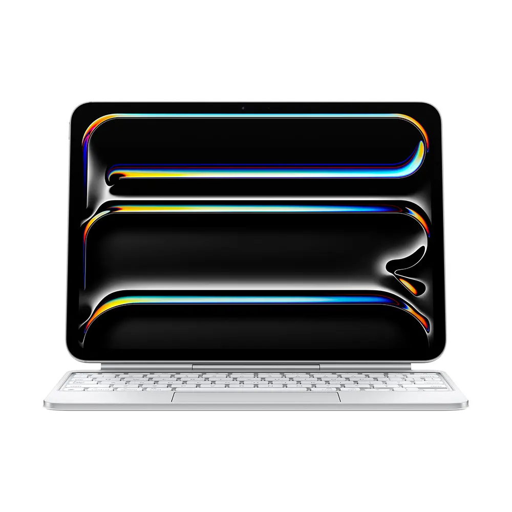 Comprar magic keyboard apple ipad pro 11pulgadas m5 m4 blanco español latam | MacStore Online