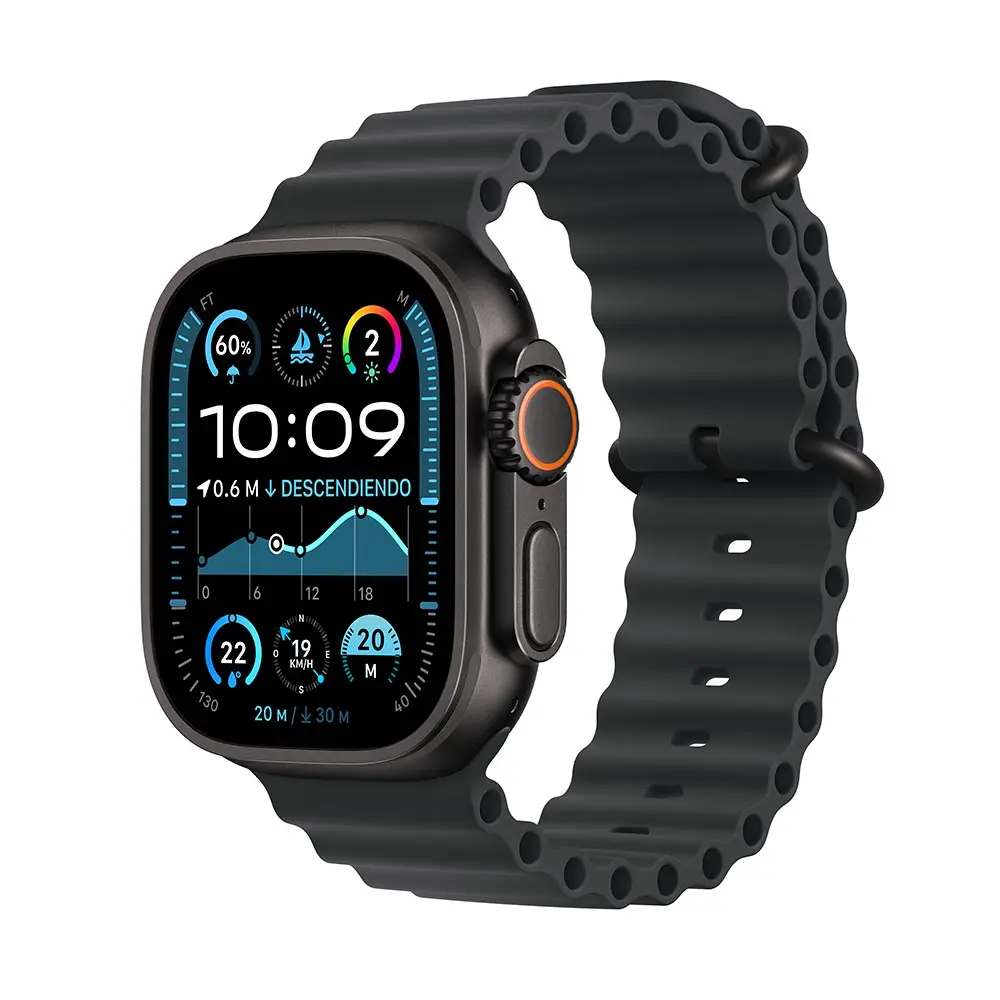 Comprar Apple Watch MX4P3LZ/A Ultra 2 GPS+Cell 49mm Titanio Negro Ocean Negro | MacStore Online