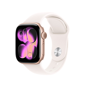 Compra Apple Watch MEU04AM/A S11 GPS 42mm Alum Oro Rosa Dep Blan Estelar S/M