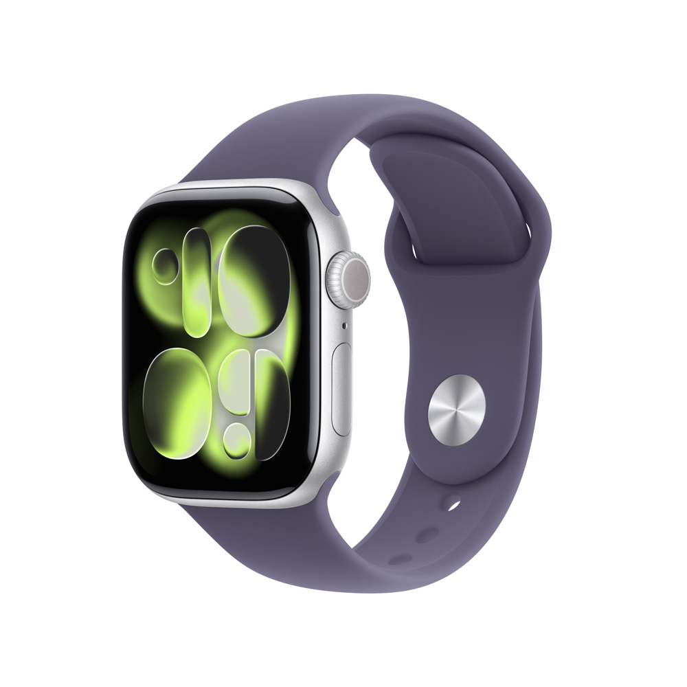 Apple Watch MF8H4AM/A S11 GPS+Cell42mm Alum Plata Dep MoradoNiebla S/M