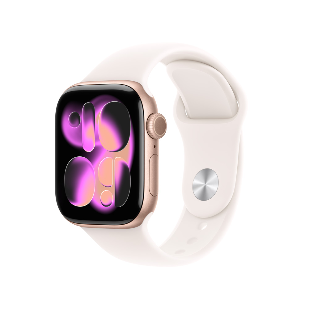 Apple Watch MF8E4AM/A S11 GPS+Cell 42mm Alum Oro Rosa Dep Blan S/M    