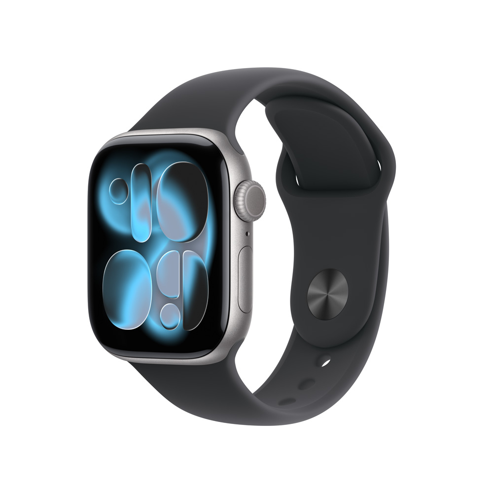 Apple Watch MF8A4AM/A S11 GPS+Cell 42mm Alum Gris Esp Dep Negro S/M   