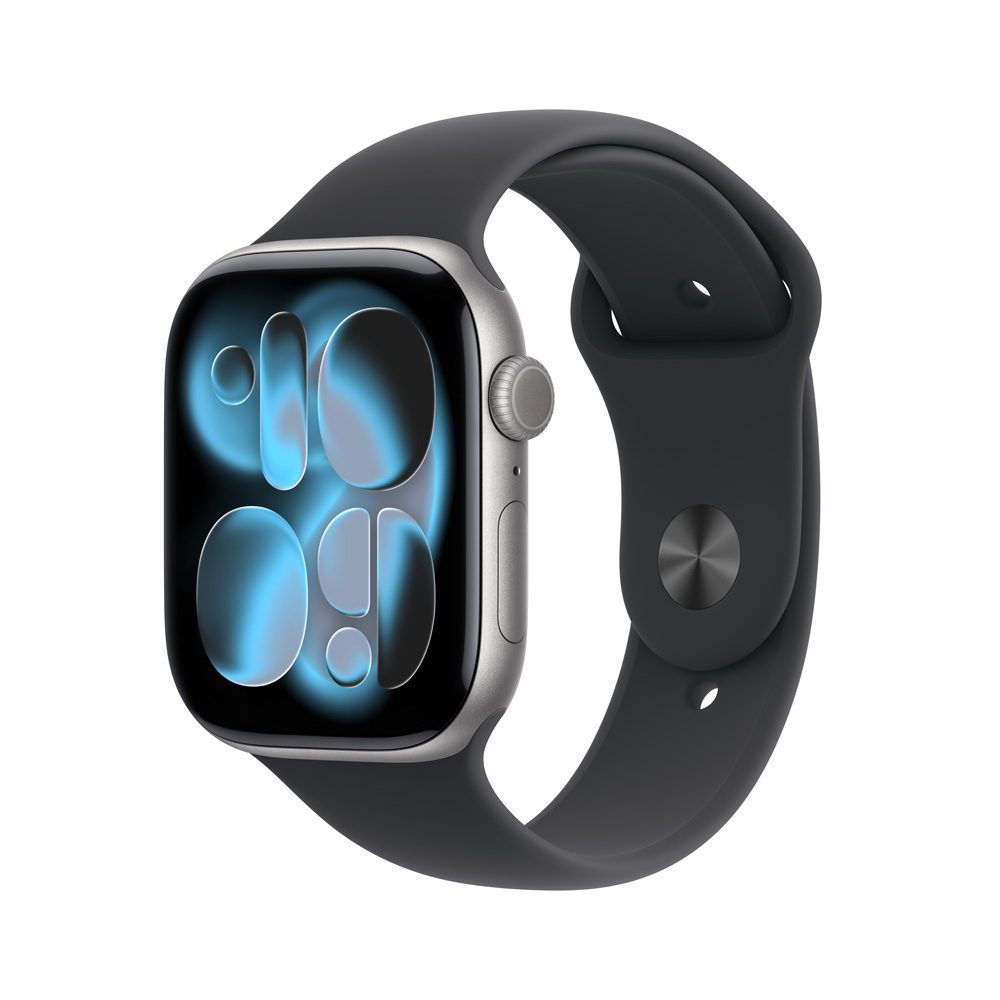 Apple Watch MFCA4AM/A S11 GPS+Cell 46mm Alum Gris Esp Dep Negro M/L   