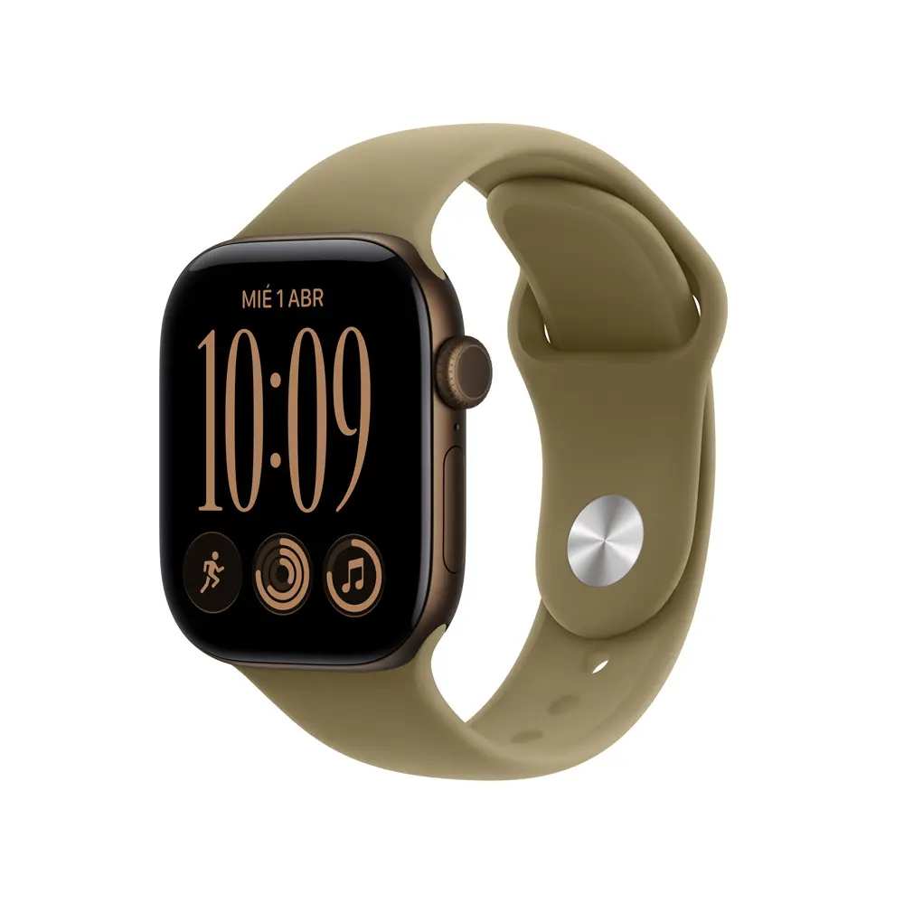 Comprar apple watch s12 bronce oscuro oliva aluminio 42mm gps s m | MacStore Online