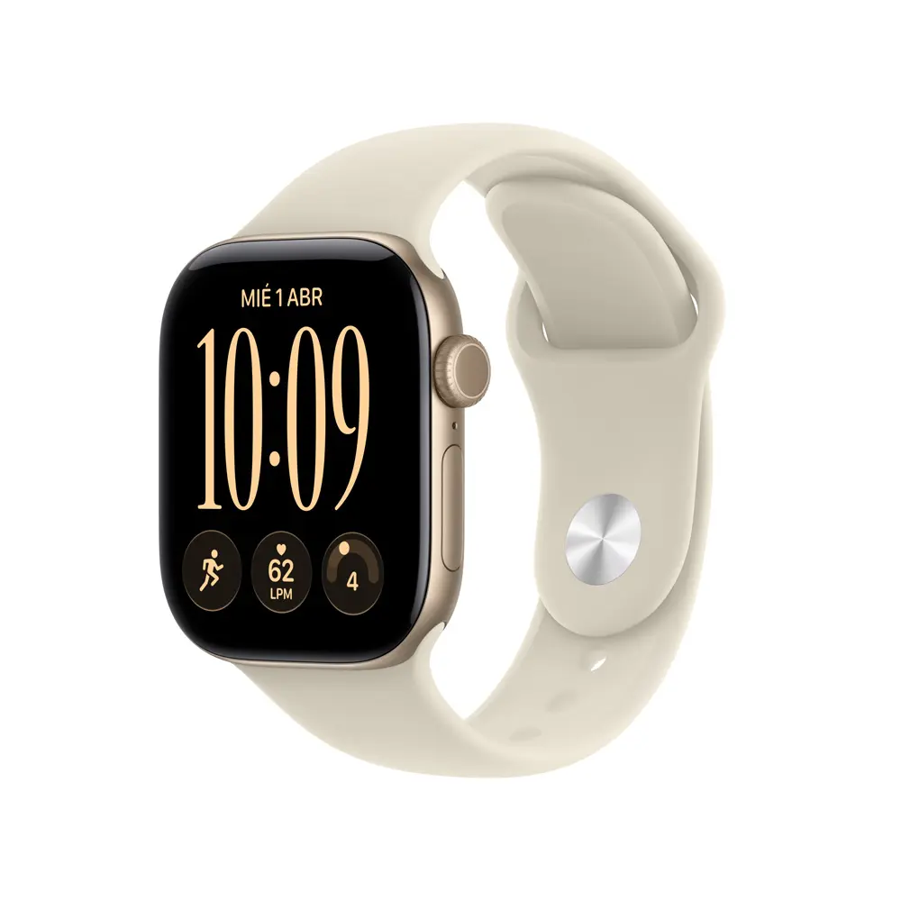 Comprar apple watch s12 oro claro arena aluminio 42mm gpscell s m | MacStore Online