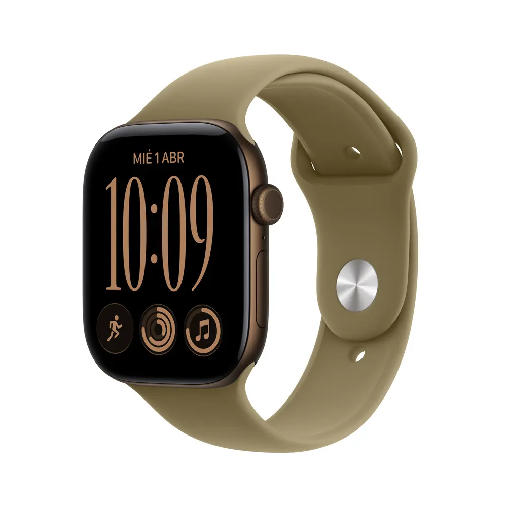 Comprar apple watch s12 bronce oscuro oliva aluminio 46mm gpscell m l | MacStore Online