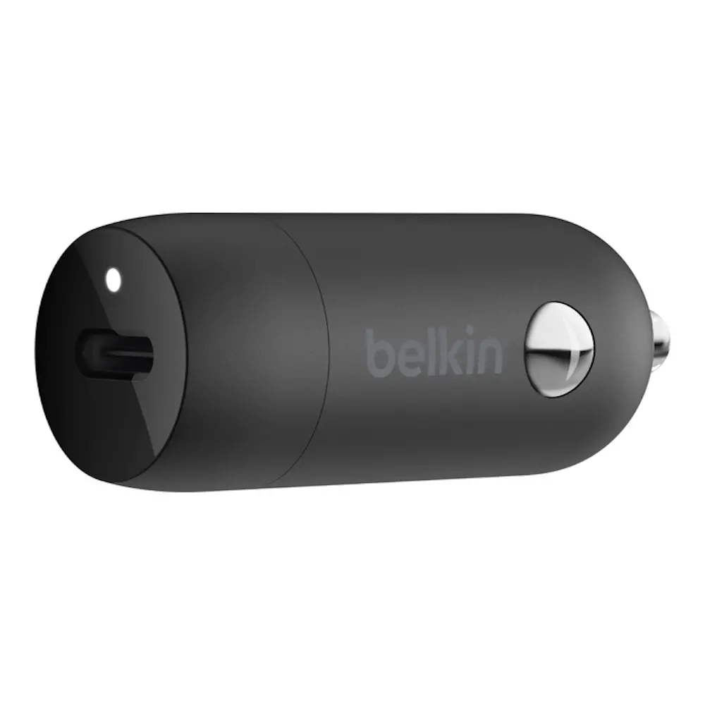 Comprar cargador de auto belkin cca004btbk usb c pd 30 w negro | MacStore Business