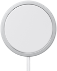 Vista frontal de un cargador MagSafe con cable