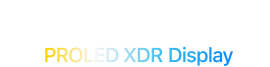 MacBook Pro con pantalla PROLED XDR
