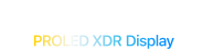 MacBook Pro con pantalla PROLED XDR